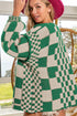 'Celandine' Checkered Drop Shoulder Cardigan - Celes Fashion
